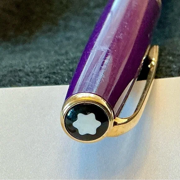 MONT BLANC VINTAGE GENERATION CARTRIDGE FOUNTAIN PEN 14K NIB w/ 4 NEW CARTRIDGES - Picture 9 of 11